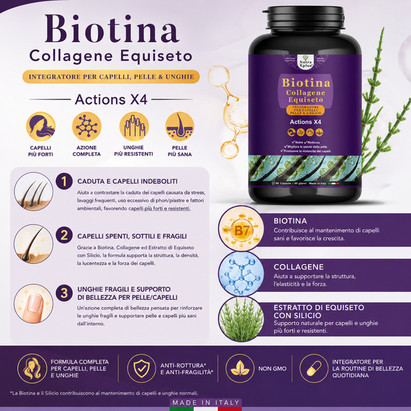 Biotina Collagene Equiseto